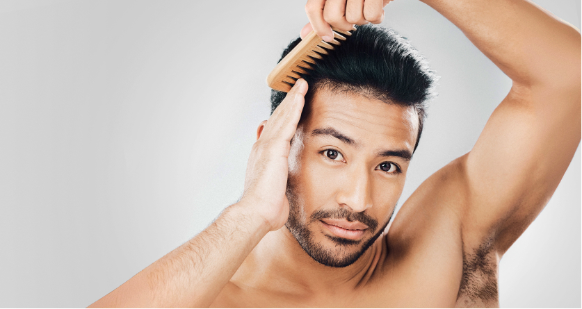 Hair treatment call-to-action banner used on clinic website