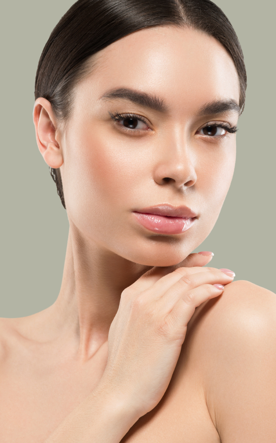 Doctor preparing a non-hyaluronic injectable skin treatment in clinic